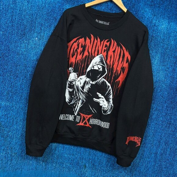 Ice Nine Kills Welcome to Horrorwood Metalcore Crewneck XL - Picture 3 of 4